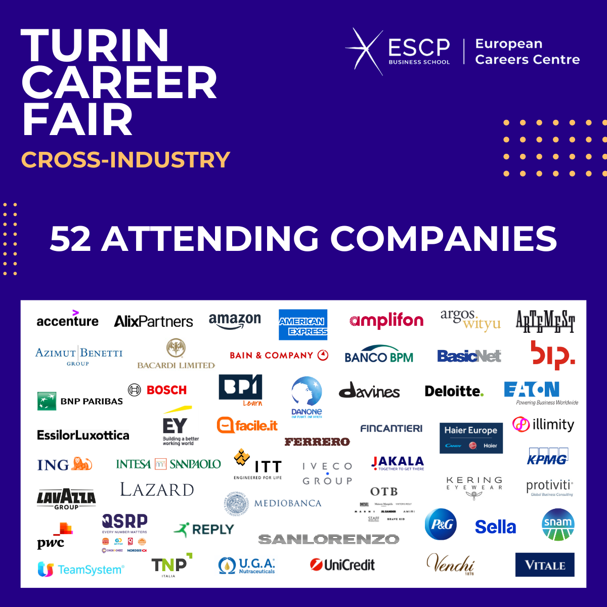 2024 Career Fair ESCP Turin Campus