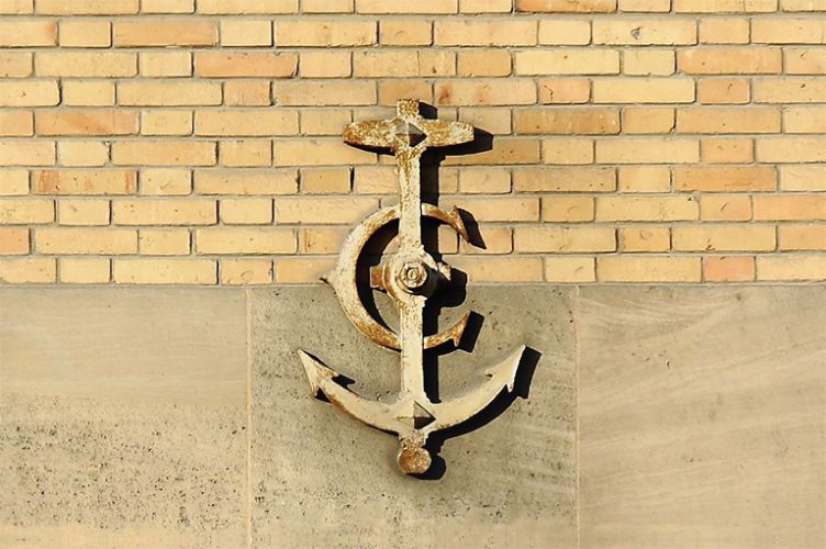 Navy Anchors on the walls, ESCP, Paris Campus / République