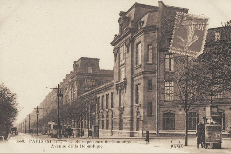 Postal Card, 79 Avenue de la République, 1905. 